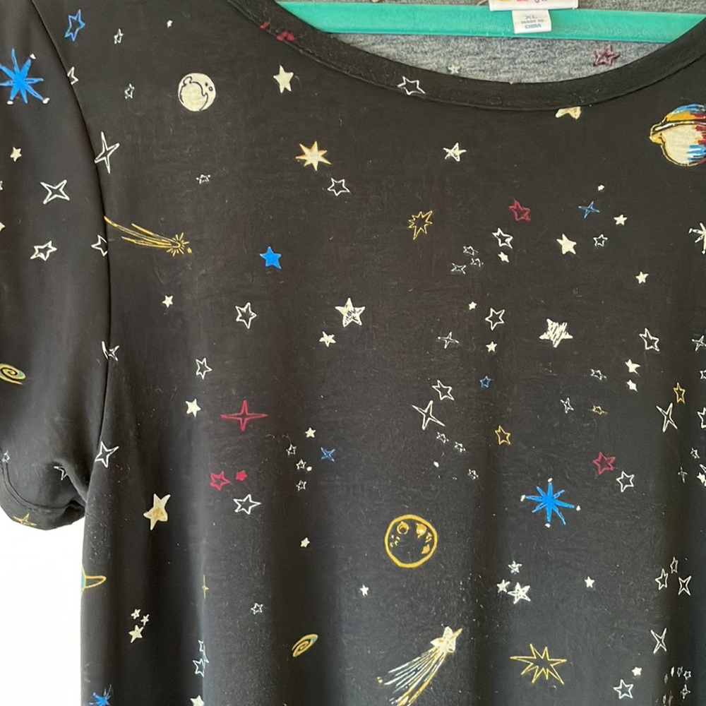 LuLaRoe Carly Celestial Outer Space